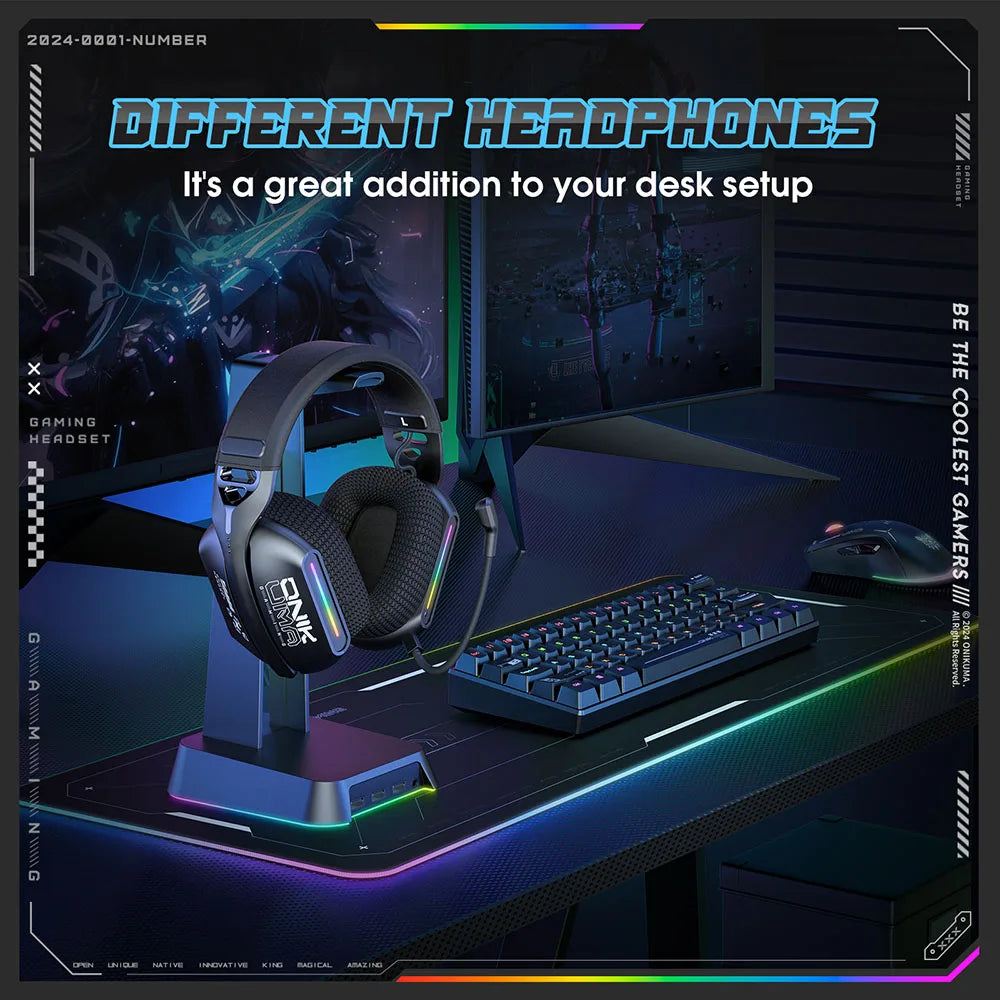 Casque Gaming ONIKUMA – Simple et Performant