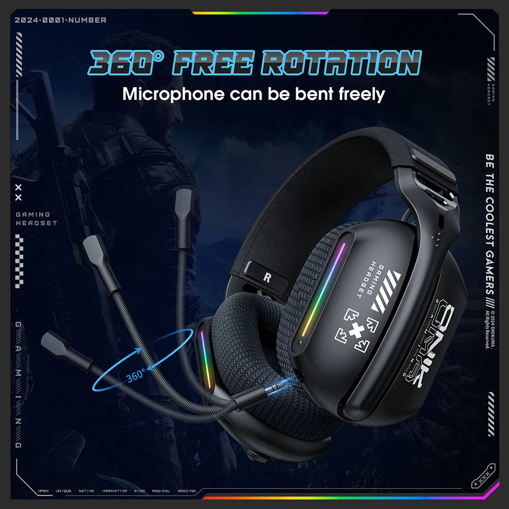 Casque Gaming ONIKUMA – Simple et Performant